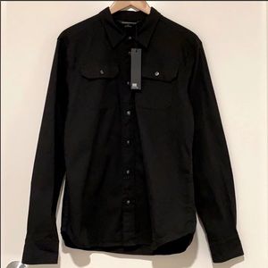 Mission workshop long sleeve button down shirt.